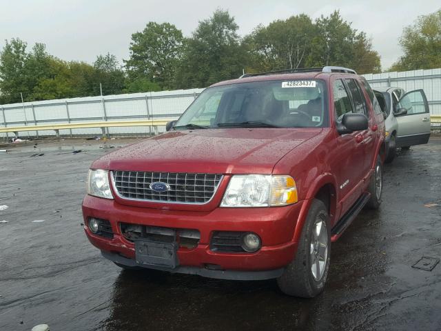 1FMDU75K34UC16234 - 2004 FORD EXPLORER RED photo 2