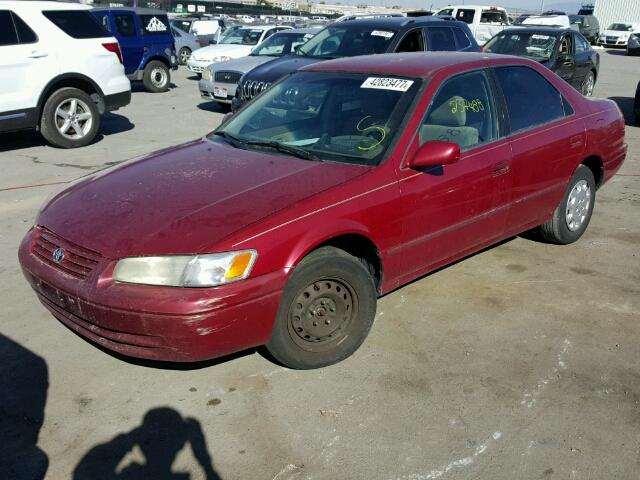 JT2BG22K0V0097859 - 1997 TOYOTA CAMRY MAROON photo 2