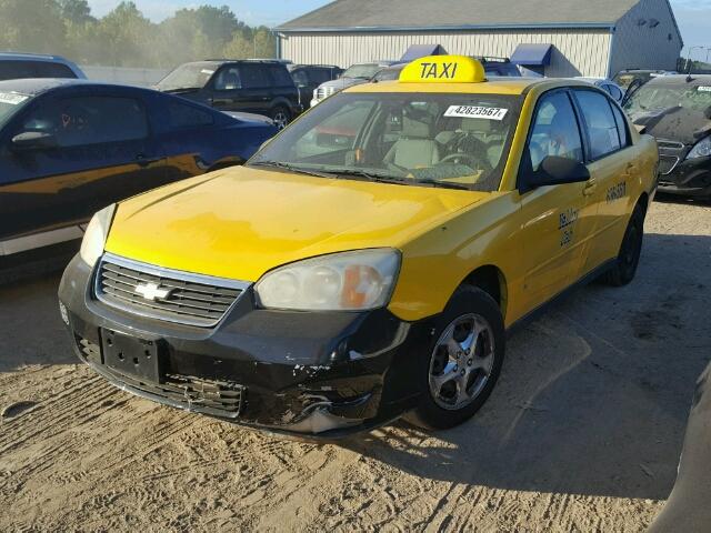 1G1ZS58F87F222034 - 2007 CHEVROLET MALIBU LS YELLOW photo 2