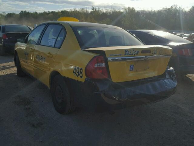 1G1ZS58F87F222034 - 2007 CHEVROLET MALIBU LS YELLOW photo 3