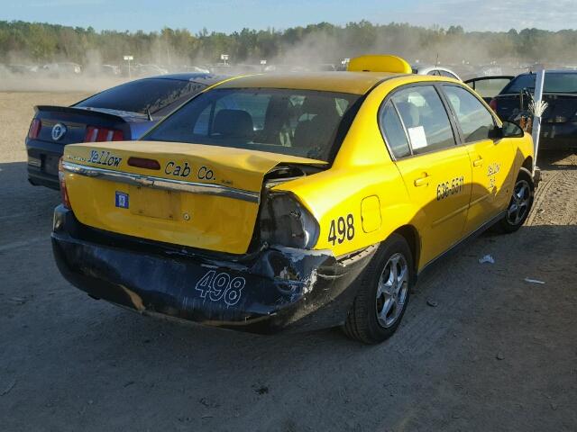 1G1ZS58F87F222034 - 2007 CHEVROLET MALIBU LS YELLOW photo 4