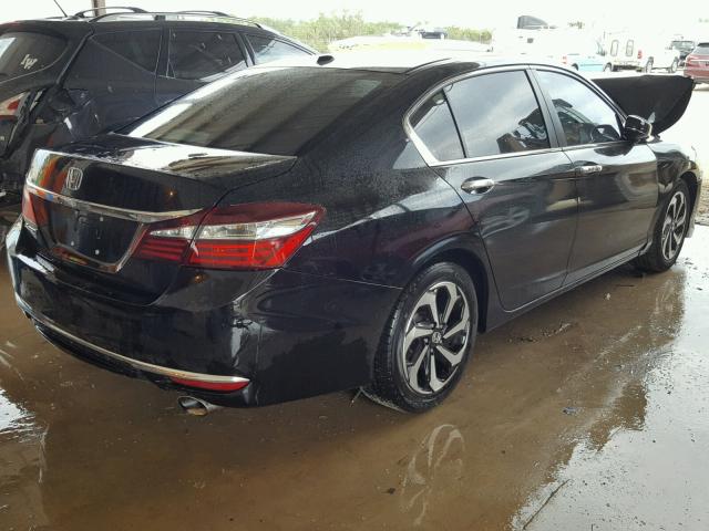 1HGCR2F82GA115295 - 2016 HONDA ACCORD EXL BLACK photo 4