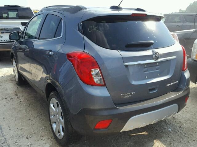 KL4CJBSB3FB154195 - 2015 BUICK ENCORE GRAY photo 3