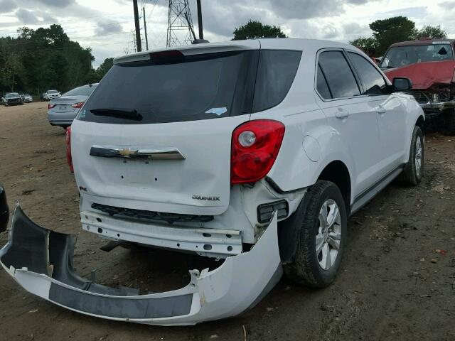 2GNALAEK6F1122457 - 2015 CHEVROLET EQUINOX LS WHITE photo 4