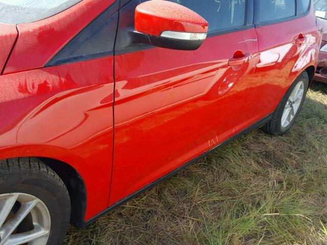 1FADP3K20FL368057 - 2015 FORD FOCUS RED photo 9