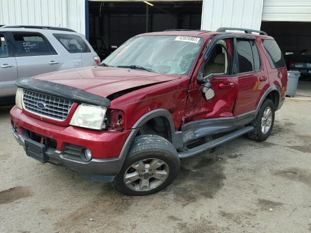 1FMDU63K93UB61350 - 2003 FORD EXPLORER X RED photo 2