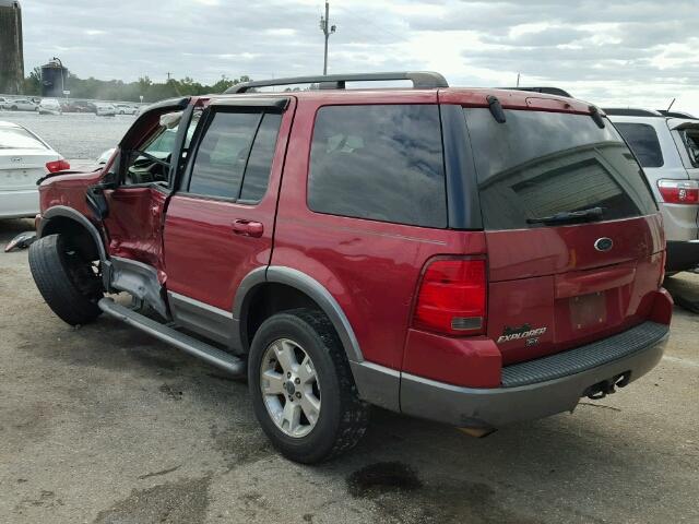 1FMDU63K93UB61350 - 2003 FORD EXPLORER X RED photo 3