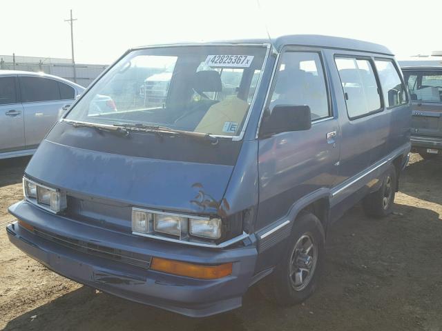 JT3YR36W1J0007826 - 1988 TOYOTA VAN WAGON BLUE photo 2