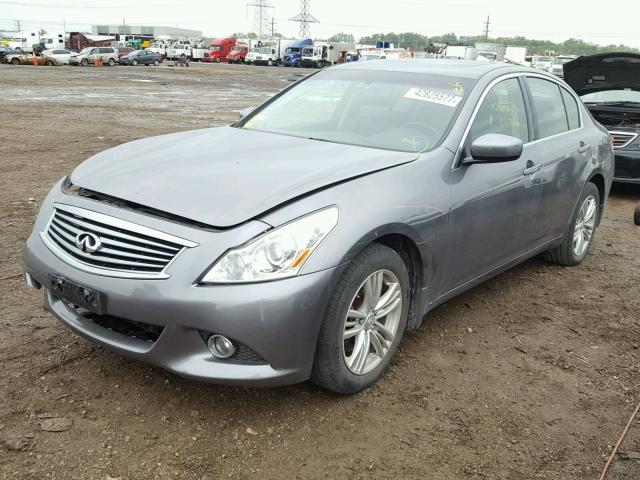 JN1CV6AR9BM407201 - 2011 INFINITI G37 GRAY photo 2