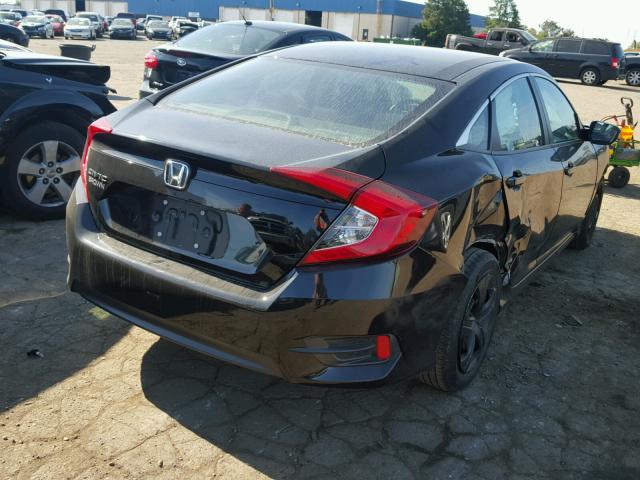 19XFC2F55GE043850 - 2016 HONDA CIVIC LX BLACK photo 4