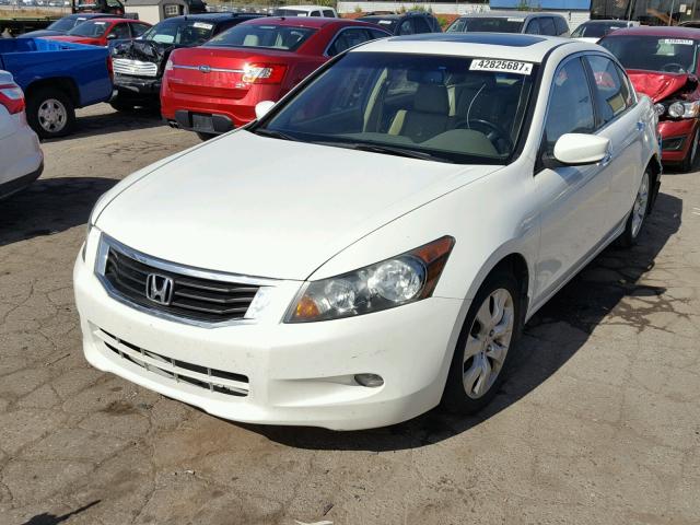 1HGCP3F85AA031958 - 2010 HONDA ACCORD EXL WHITE photo 2