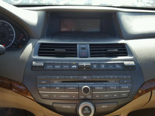 1HGCP3F85AA031958 - 2010 HONDA ACCORD EXL WHITE photo 9