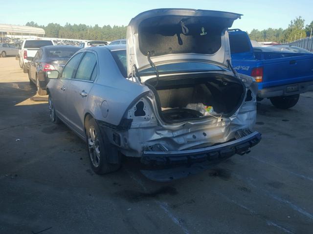 3FAHP0HA5CR329038 - 2012 FORD FUSION SE SILVER photo 3