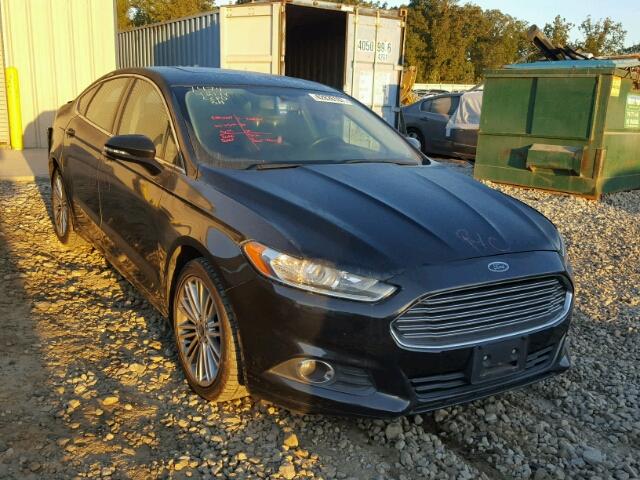 3FA6P0HR6DR187474 - 2013 FORD FUSION SE BLACK photo 1