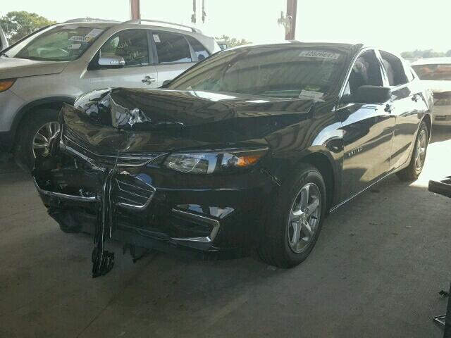 1G1ZB5ST3HF152569 - 2017 CHEVROLET MALIBU შავი ფოტო 2