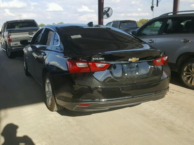 1G1ZB5ST3HF152569 - 2017 CHEVROLET MALIBU შავი ფოტო 3