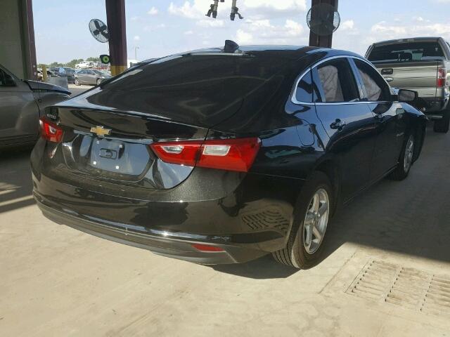 1G1ZB5ST3HF152569 - 2017 CHEVROLET MALIBU BLACK photo 4