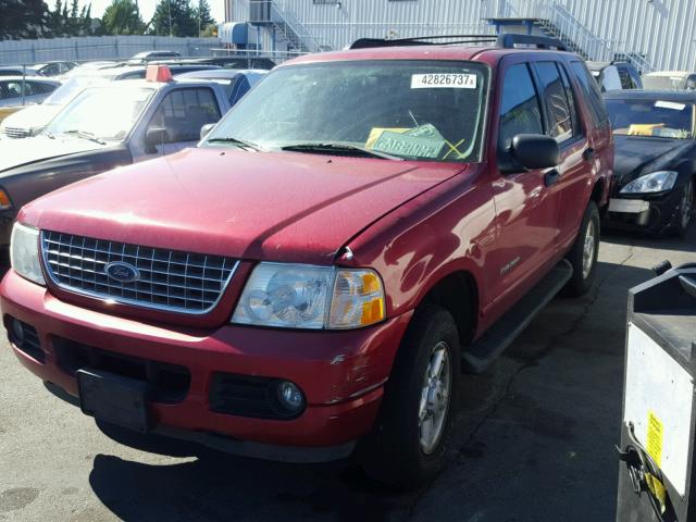 1FMZU73E95ZA62328 - 2005 FORD EXPLORER X RED photo 2