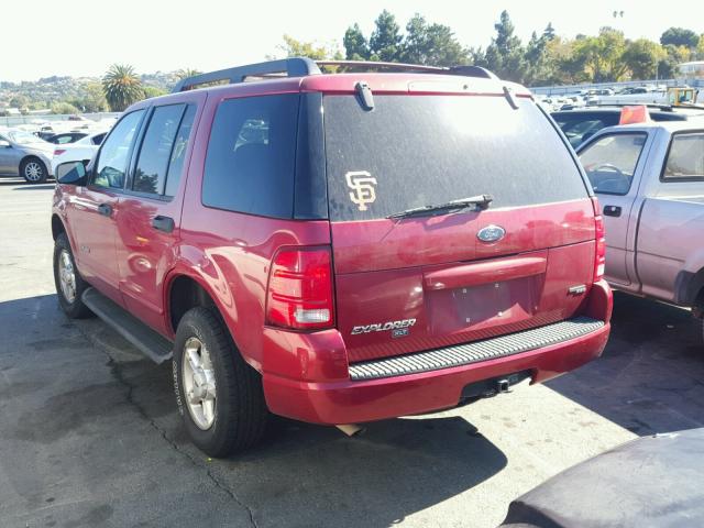 1FMZU73E95ZA62328 - 2005 FORD EXPLORER X RED photo 3