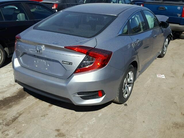 19XFC2F58GE038108 - 2016 HONDA CIVIC LX SILVER photo 4