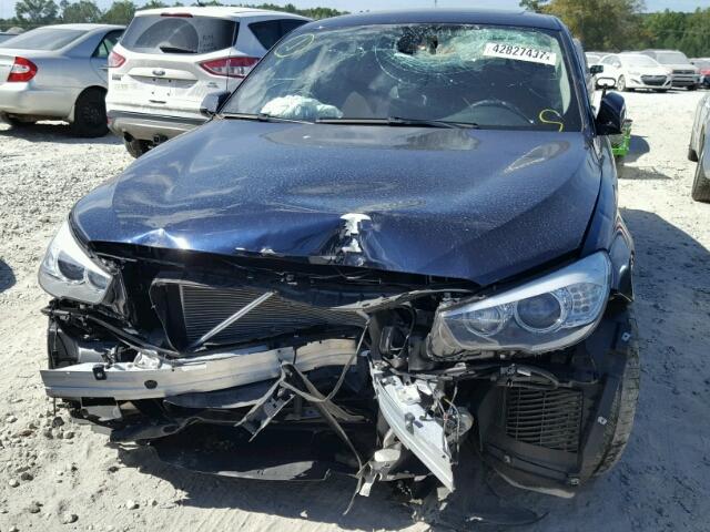 WBA5M4C53FD186334 - 2015 BMW 535 BLUE photo 9