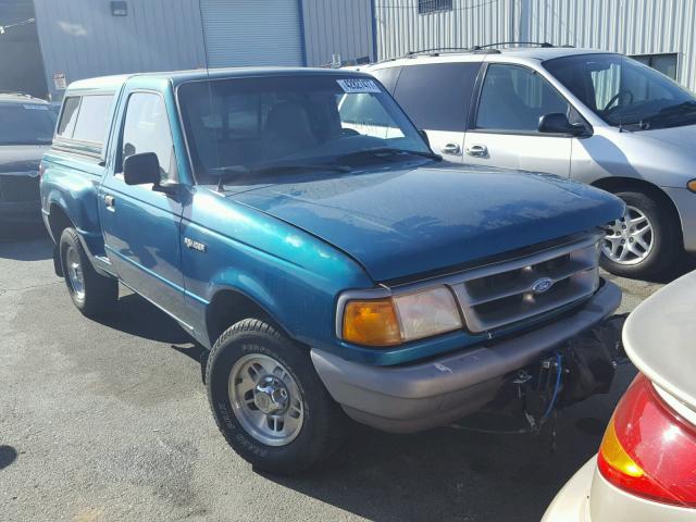 1FTCR10A7VPB02797 - 1997 FORD RANGER GREEN photo 1