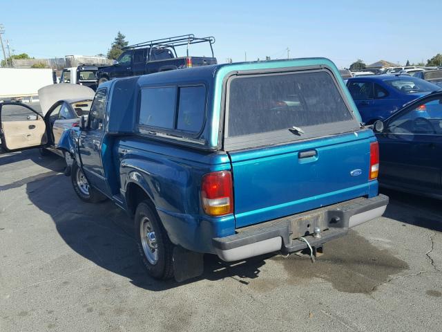 1FTCR10A7VPB02797 - 1997 FORD RANGER GREEN photo 3