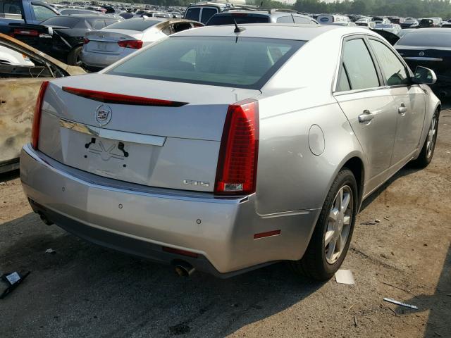 1G6DM577780109902 - 2008 CADILLAC CTS SILVER photo 4