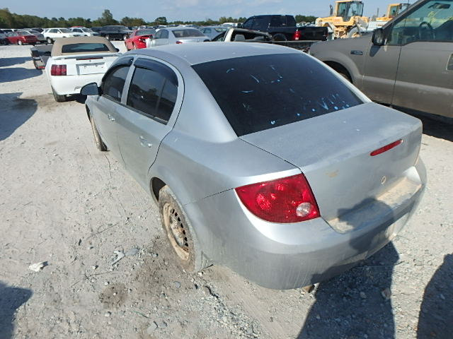 1G1AK55FX67673069 - 2006 CHEVROLET COBALT SILVER photo 3