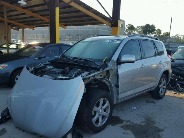 2T3YF4DV7BW064131 - 2011 TOYOTA RAV4 LIMIT SILVER photo 2