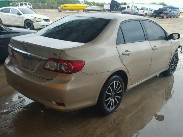 5YFBU4EE9CP060376 - 2012 TOYOTA COROLLA GOLD photo 4