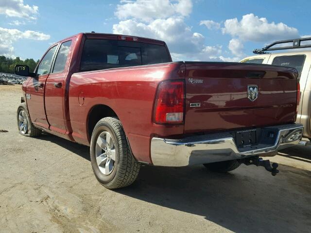 1C6RR6GT2ES314381 - 2014 RAM 1500 SLT BURGUNDY photo 3