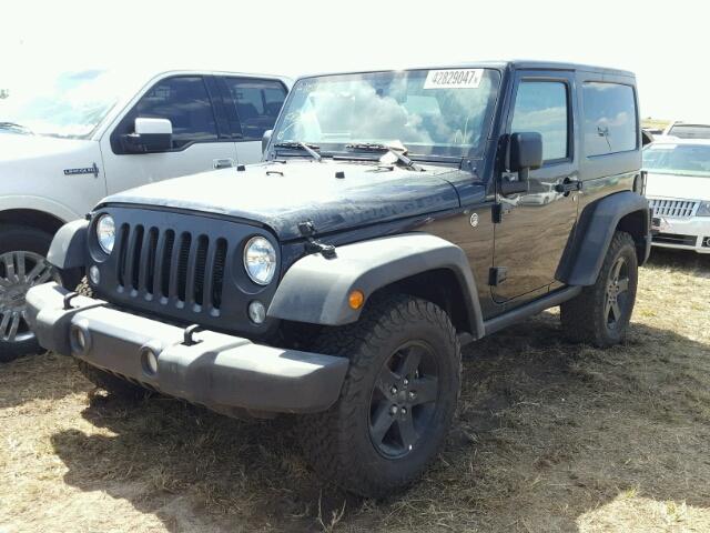 1C4AJWAG4HL683895 - 2017 JEEP WRANGLER S BLACK photo 2