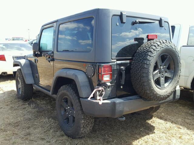 1C4AJWAG4HL683895 - 2017 JEEP WRANGLER S BLACK photo 3