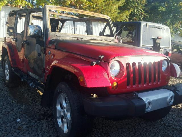 1J4BA5H11AL197299 - 2010 JEEP WRANGLER U RED photo 1