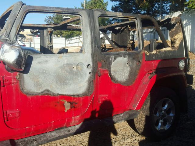 1J4BA5H11AL197299 - 2010 JEEP WRANGLER U RED photo 9