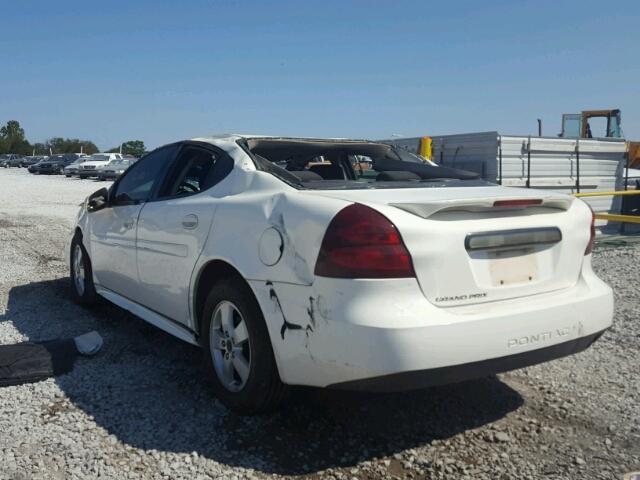 2G2WP552261141182 - 2006 PONTIAC GRAND PRIX WHITE photo 3