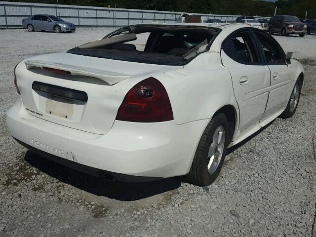 2G2WP552261141182 - 2006 PONTIAC GRAND PRIX WHITE photo 4