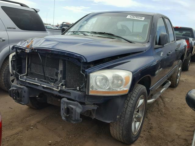 1D7HA18N16S638928 - 2006 DODGE RAM 1500 BLUE photo 2