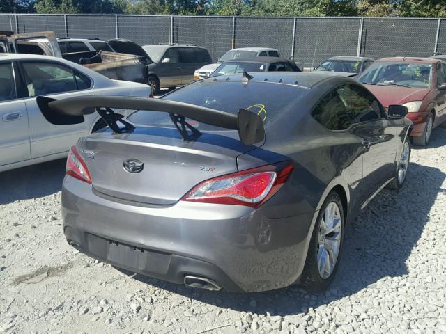 KMHHT6KD5DU082251 - 2013 HYUNDAI GENESIS CO GRAY photo 4