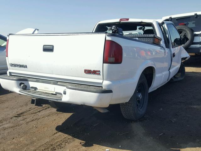 1GTCS19X138166398 - 2003 GMC SONOMA WHITE photo 4