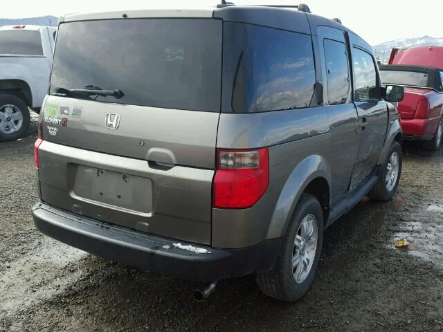 5J6YH28708L011464 - 2008 HONDA ELEMENT EX GRAY photo 4