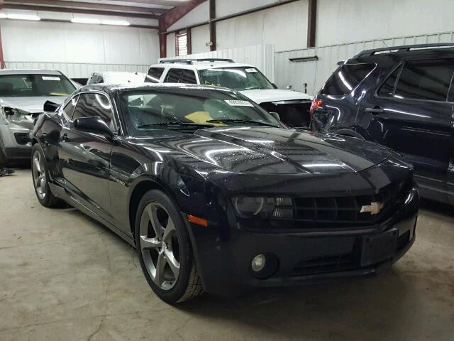 2G1FB1E32D9202677 - 2013 CHEVROLET CAMARO LT BLACK photo 1