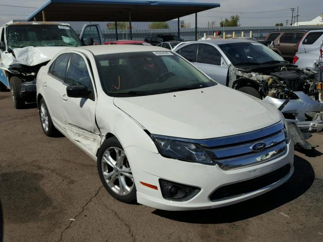 3FAHP0HA2CR441795 - 2012 FORD FUSION SE WHITE photo 1