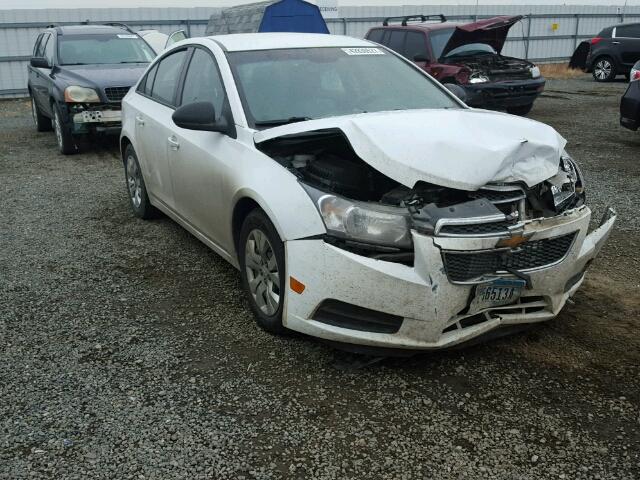 1G1PB5SH1E7220408 - 2014 CHEVROLET CRUZE LS WHITE photo 2