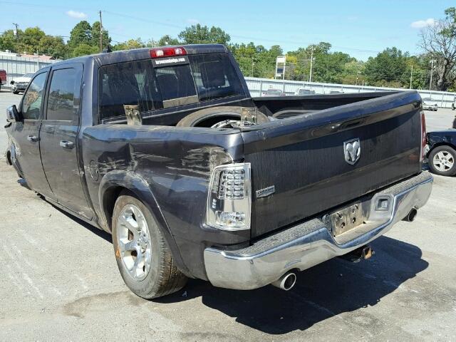 1C6RR6NT8ES448802 - 2014 RAM 1500 LARAM GRAY photo 3