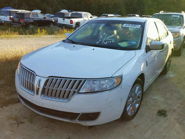 3LNDL2L30BR762494 - 2011 LINCOLN MKZ HYBRID WHITE photo 2