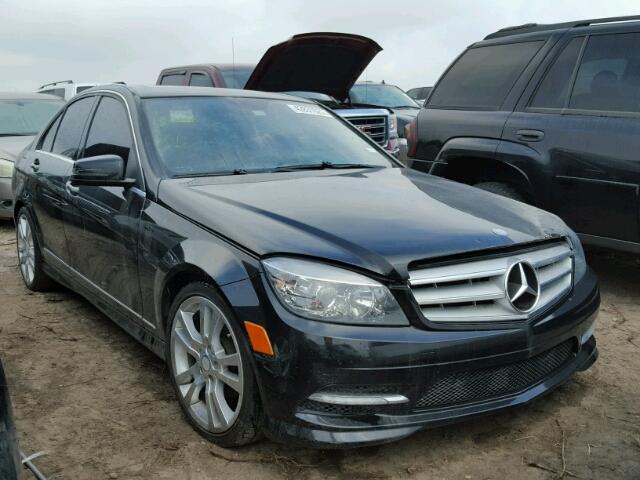 WDDGF5EB3BA528963 - 2011 MERCEDES-BENZ C BLACK photo 1