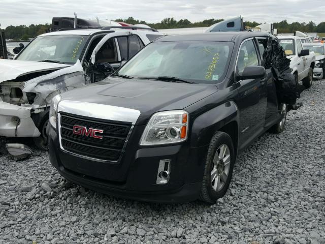 2GKALMEK9D6395178 - 2013 GMC TERRAIN BLACK photo 2