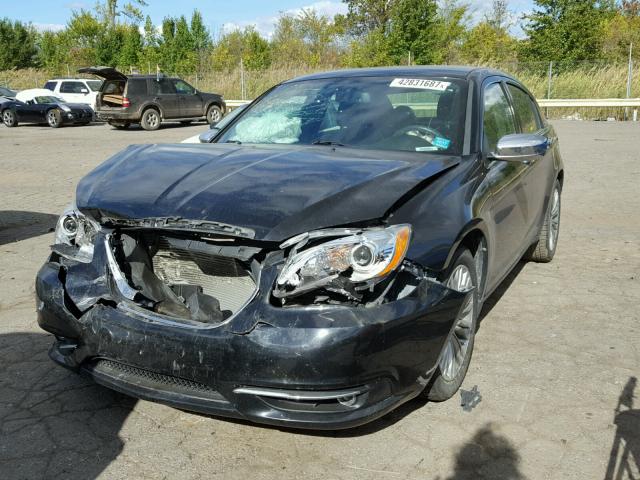 1C3CCBCG6DN629459 - 2013 CHRYSLER 200 LIMITE BLACK photo 2